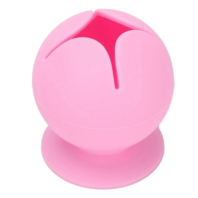 Ventouse en silicone pour la collecte des déchets de vinyle, le désherbage et le rangement de bureau, rose