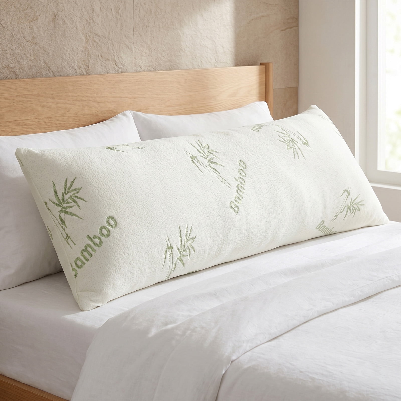 NixiYa Cooling Body Pillows for Adults Bamboo Body Pillow Memory Foam 20''×50''