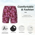 thumbnail image 3 of Honeii Orchids Flowers Print Men's Swim Shorts,Mens Swim Trunks,Breathable Mesh Beach Shorts for Swimming,Surfing, and Beach Activities-XX-Large, 3 of 6
