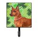 thumbnail image 1 of "Treasures Miniatura Pinscher St Patrick's Wall Hook, Pequeño, Multicolor" Caroline's Treasures BB9830SH4, 1 of 1