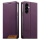 thumbnail image 1 of Funda Tipo Cartera de Cuero Sintético para Samsung Galaxy A56 Bloqueo RFID, con Ranuras para Tarjetas y Bolsillo para Efectivo, Cierre Magnético Fuerte Morado, 1 of 6