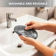 thumbnail image 4 of STORGENER Windshield Cleaner Tool, 4 Washable Reusable Microfiber Pads, Extendable Long Handle, Auto Interior & Exterior Glass Wiper Kit for Office and Home, Gray, 4 of 7