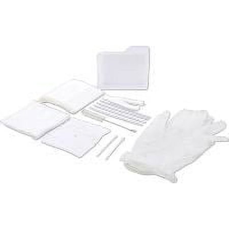 Tracheostomy Care Tray with PVC Powder-Free Gloves 1 Count