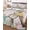 pink, variant on Quilt King Size Bedding Set, Gray Easter Bunny Reversible Summer Quilt 3 Pieces, Spring Easter Eggs Floral Wooden Lightweight Bedspreads Coverlets with 2 Pillow Shams for All Seasons