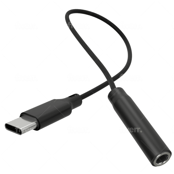USB C Male To Aux Female