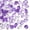 Violet, variant on 150 count Ice Rocks, Iridescent Clear Vase Fillers