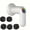 White, variant on Electric Thruster Vibrates The Whole Body, Abdomen, Legs, Waist Massager, Multi-Functional Handheld Body Beauty Instrument, USB Charging with 1200 Lithium Battery
