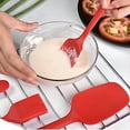 thumbnail image 4 of Juego de 6 Espátulas de Silicona, Espátula de Goma de Grado Alimenticio, Juego de Espátulas para Utensilios de Cocina, Mango Fuerte con Agarre Ergonómico, Resistente Al Calor hasta 600°F para Utensil, 4 of 7
