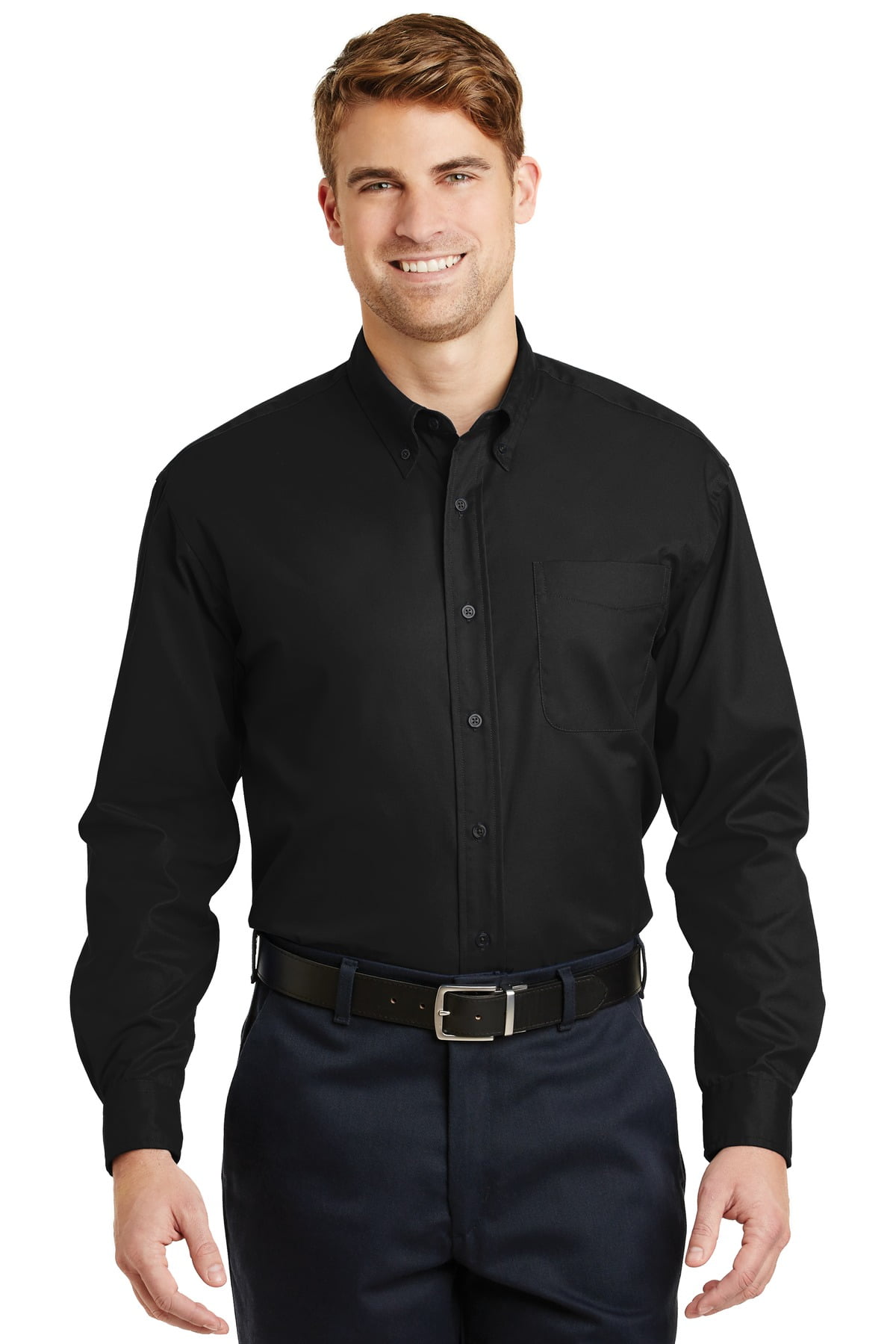 black button up dress shirt mens