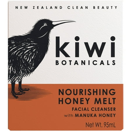 Kiwi Botanicals Nourishing Honey Melt Facial Cleanser with Manuka Honey, 3.1 (Best Honey For Face Wash)