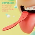 thumbnail image 5 of Grin Kiddo Tongue Cleaner - 28 Ct - Children’s Disposable Tongue Scraper, Made with Recycled Plastic, Gently Removes Bacteria to Help Keep Kids Healthy, 5 of 7
