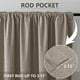 thumbnail image 4 of Juego de cortinas opacas IGEMAEVE, 213 cm de longitud, 2 paneles, lino, 4 of 8