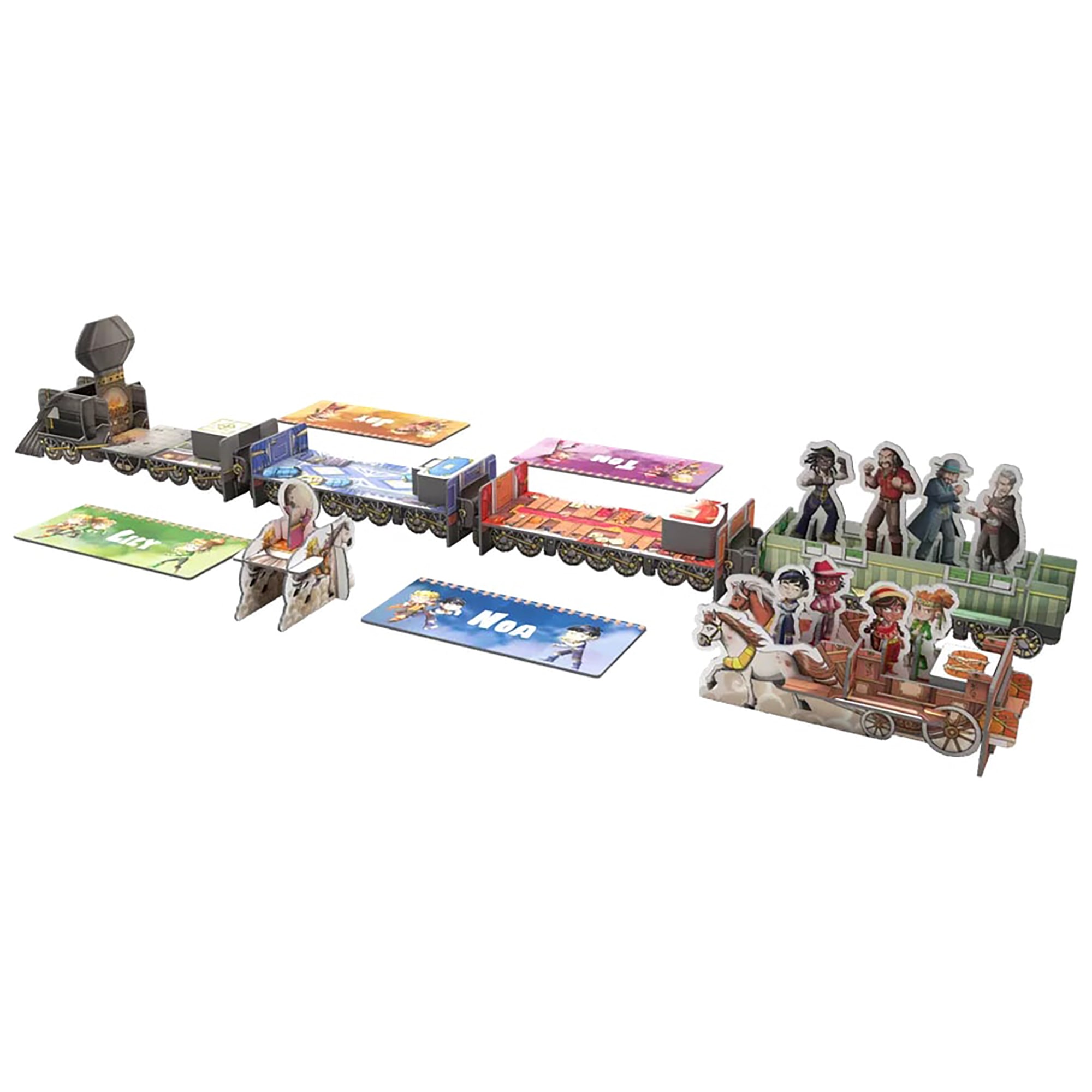 Kids Express Cooperative Board Game, 1-4 Players