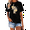 A-Black, variant on Anbech Sunflower Shirts for Women Short Sleeve Tee Tops Teen Junior Girls Summer Tshirt Clothing