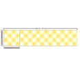 thumbnail image 3 of Ambesonne Yellow Abstract Fabric by the Yard Upholstery, Pastel Gingham Grid, 10 Yards, Cream and White, 3 of 5
