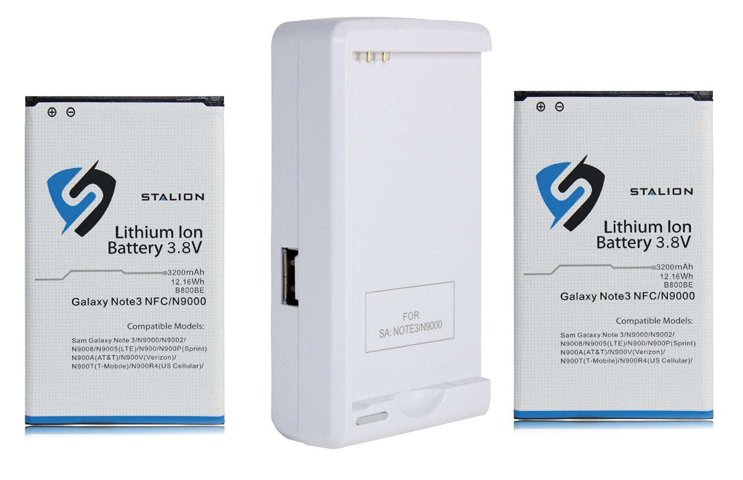 Note 3 Battery Stalion® Strength Replacement 3200mAh LiIon Battery [24Month Warranty] 2X