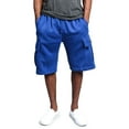thumbnail image 4 of g-style usa men's solid fleece heavyweight cargo shorts fs76 - royal blue - 5x-large, 4 of 7