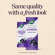 شراب التوت البري المناعي التقليدي من Nature's Way Sambucus، مستخلص التوت البري الأسود، للجنسين، 8 أونصة سائلة
