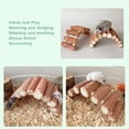 thumbnail image 3 of Small Pet Ladder Toy, Decorative Corncob Arch Bridge Ladder Toy Relieve Boredom  For Parrots For Hamsters For Rabbits, 3 of 8