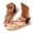 Black, variant on Women's Woven Flat Slide Sandals Cross Strap Elastic Slip On Beach Summer