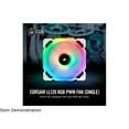 thumbnail image 3 of Corsair LL120 RGB 120mm Dual Light Loop White RGB LED PWM Fan - Single Pack, 3 of 8