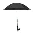 thumbnail image 1 of Sombrilla para cochecito de bebé, moderna y versátil, ideal para viajar, caminar por el césped. Negro, 1 of 8