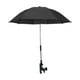 thumbnail image 1 of Sombrilla compacta para cochecito de bebé, silla de playa, para picnic, viajes, verano Negro, 1 of 8