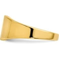 thumbnail image 3 of 14k Yellow Gold 8.5x7.0mm Closed Back Signet Ring - Ring Size 5.0, 3 of 8