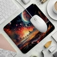 thumbnail image 2 of Galactic Space Square Gaming Mouse Pad, 8.3x9.8 Inch Non-Slip Rubber Bottom Printed Mousepad for Office and Gaming, 2 of 6