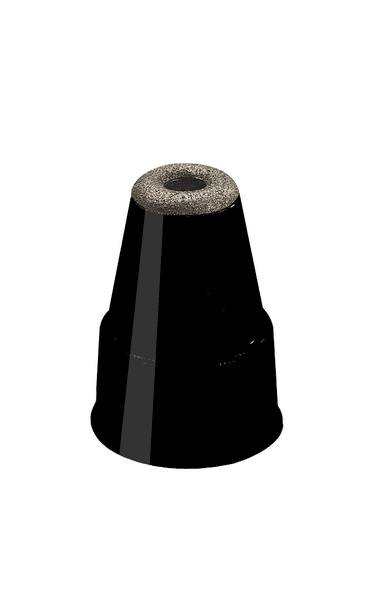 Spa Sciences Mio Microdermabrasion Diamond Replacement Tip, Black, 1-Pack