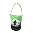 thumbnail image 2 of Produits Textiles pour la Maison Seau à Bonbons en Toile Citrouille Sac Réutilisable Portable Multifonction Halloween, 2 of 4