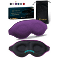 thumbnail image 1 of ComfiTime Máscara para Dormir 3D: Máscara para Dormir 100 % Opaca, Cubre Ojos para Hombres y Mujeres, Antifaz para Contorno con Deflector Nasal, Suave y Liviana, sin Látex, 1 of 15