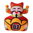 thumbnail image 1 of Funda de cojín bordada Hogar Interior Vacaciones Invierno Funda de almohada Granja Feliz año nuevo Funda de almohada para comedor Sofá Sala de estar , Dios de la Dios de la Riqueza42x39cm Fernando Funda de almohada con borlas, 1 of 8