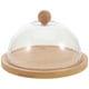 thumbnail image 1 of Cúpula de postres con base, bandeja decorativa para pasteles con tapa de cúpula de vidrio, plato para servir quesos, aperitivos, postres, frutas, bandeja para servir en la cocina, cumpleaños, bodas, 1 of 7