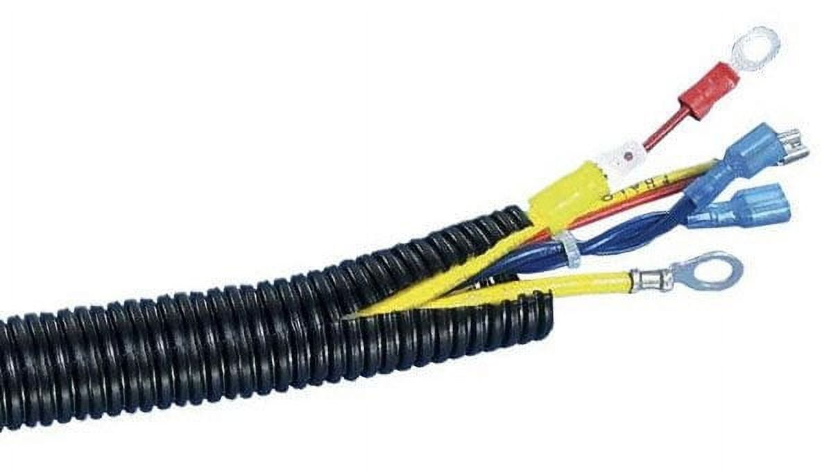 American Terminal  ASLT14 100' + Electrical Tape 100 feet 1/4" split loom wire tubing hose cover auto home marine + electrical tape