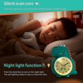thumbnail image 3 of Kids Alarm Clock Boys,Snooze and Night Light,Non Ticking Analog Battery Operated Learning Clocks,Time to Wake Up Bedside Clock, Dino Gifts for Toddler, 3 of 5