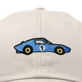 thumbnail image 2 of Dalix Muscle Car Embroidered Cap Cotton Baseball Summer Cool Dad Hat Mens in Beige, 2 of 5