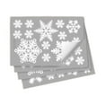 thumbnail image 1 of Pegatinas de pared navideñas,Pegatinas navideñas con copos de nieve para ventanas,pegatinas blancas,Calcomanías navideñas para ventanas de vidrio,adornos para paredes,invierno,Suministros, 1 of 9