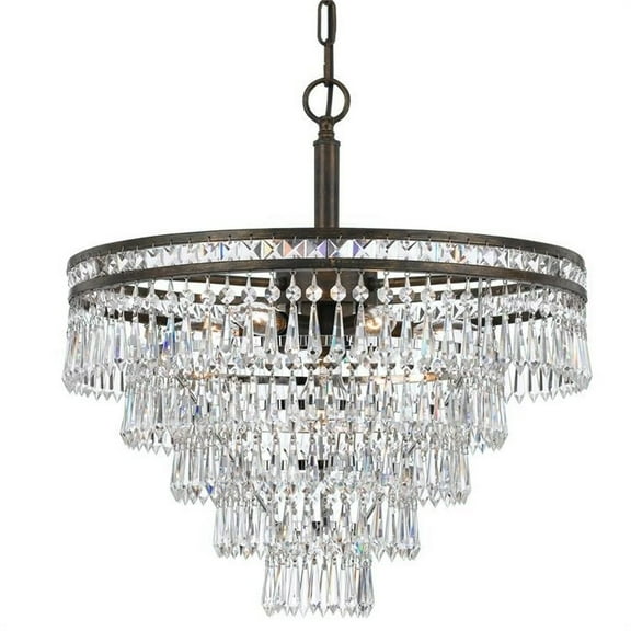 Crystorama Lighting - Seven Light Chandelier - Chandelier - Mercer - Seven Light