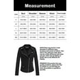 thumbnail image 2 of Giolshon Faux Suede Leather Jackets for Women,Moto Biker Short Coat for Spring and Fall, 2 of 6