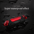 thumbnail image 4 of Helmet Bicycle Signal Lamp Waterproof Rear Tail Lamp LED USB Style Rechargeable Cycling Portable Detachable Lamp, B-Red, 4 of 8
