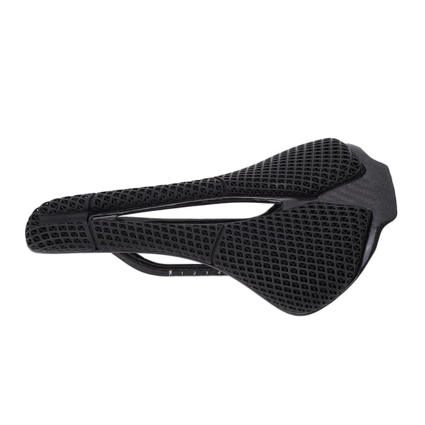 Sillín De Bicicleta 3D, Almohadilla De Sillín De Fibra De Carbono Hueca, Absorción De Impactos, Ergonómico, Previene La Fatiga Para Bicicletas De Montaña