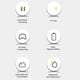 thumbnail image 4 of Auriculares Bluetooth, Auriculares Inalámbricos DR58 Plegables Para El Hogar, 4 of 7