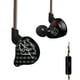 thumbnail image 1 of Auriculares con cable Jack de 3,5 mm Auriculares deportivos a prueba de sudor Auriculares portátiles de viaje con graves Auriculares con sonido universal con tapones para los oídos Negro con micrófono Sweethay EL005370-03B, 1 of 2