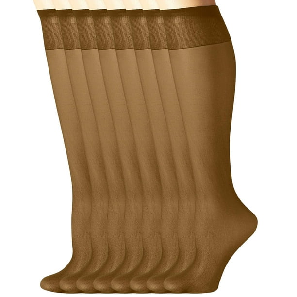 NY Lingerie 8 pack suntan leggs non control top tights Pack of 2