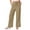 Khaki 1, variant on Diufon Womens Linen Pants Summer Drawstring High Waisted Palazzo Pants with Pockets Casual Wide Leg Trouser