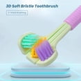 thumbnail image 2 of 3 Sided Toothbrush for Adults Triple-Angle Tooth-Hugging Deep Cleaning。，, 2 of 5