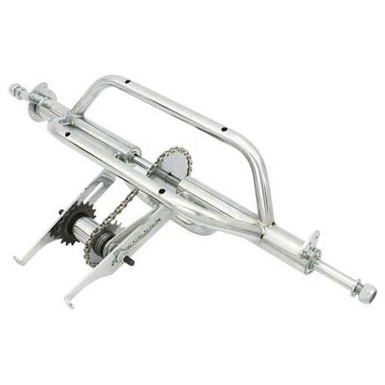 Chrome Trike Conversion Kit for 26 inch Bicycle. Comes with Two 26