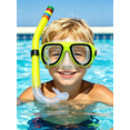 thumbnail image 7 of Kids Swimming Goggles with Snorkel Set, Large Frame HD Anti-Fog Diving Mask & Dry Top Snorkel for Boys Girls, Leak-Proof Adjustable Strap for Pool, Beach, Ocean Snorkeling Safety Gear Ages 6-12​, 7 of 7