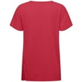thumbnail image 3 of Women's Levelwear Red Carolina Hurricanes Influx Ice Wall T-Shirt, 3 of 3